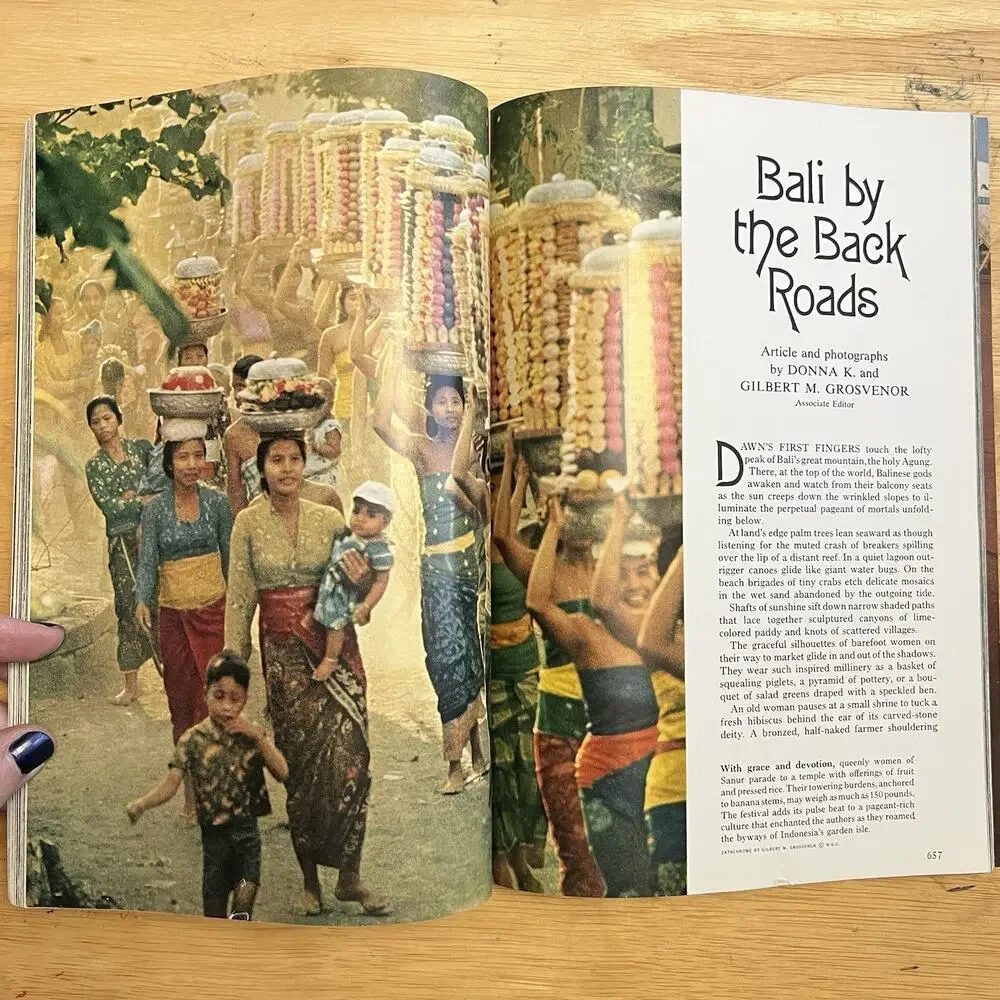 Vtg National Geographic November 1969 Magazine San Francisco Bay Bali Seminoles